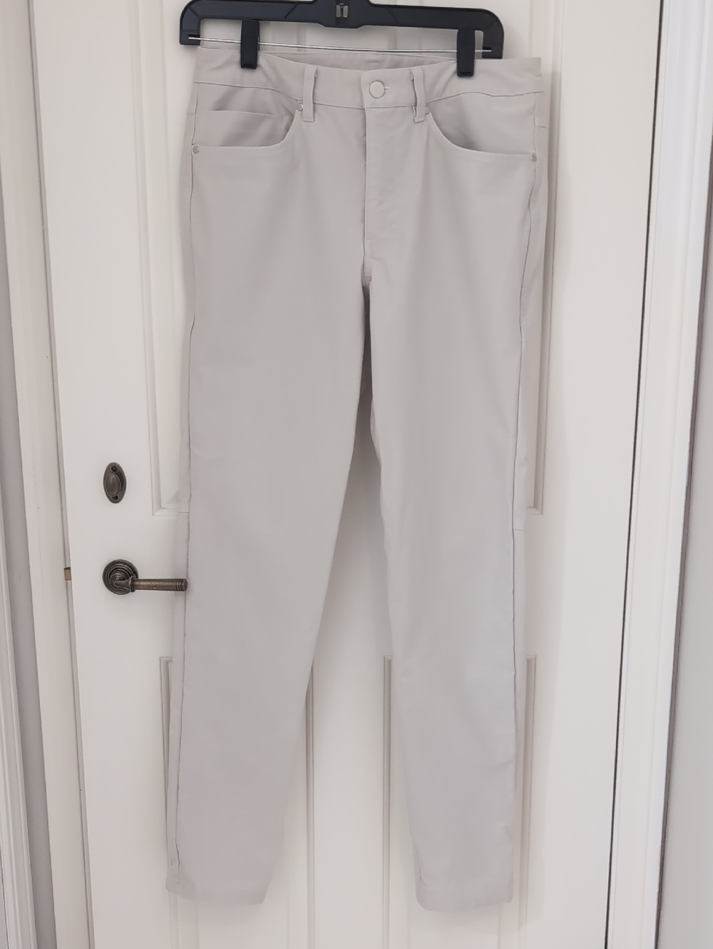 Men Lululemon Slim Pant Off White 31x31
